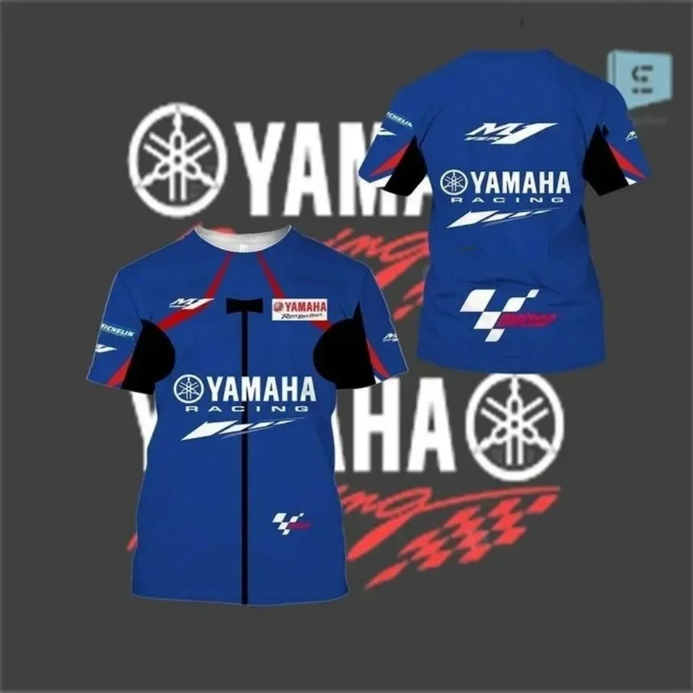 Motorcycle Yamaha GYTR Racing Fans Men's And Women's Summer Sports Leisure Short-Sleeved T-Shirt for Motorbike Enthusiasts