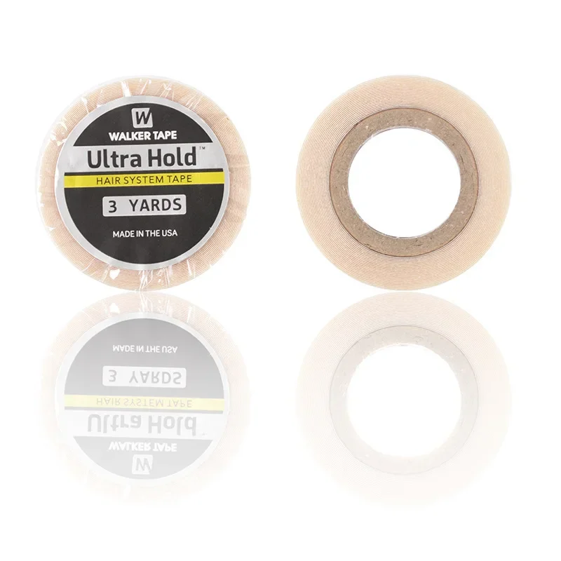 

White Ultra Hold Hair Double Sided Adhesives Tape For Hair Extension/Toupee/ Lace Wigs Adhesive Wig Tape 3Yards 1.0cm