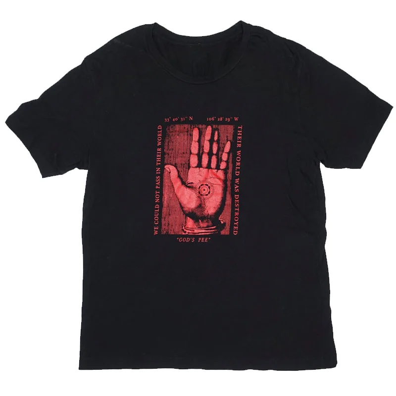 Black Emperor Oversize High Street Digital Direct Spray Loose Short Sleeve T-Shirt Cotton Youth Casual Creative Fun Print