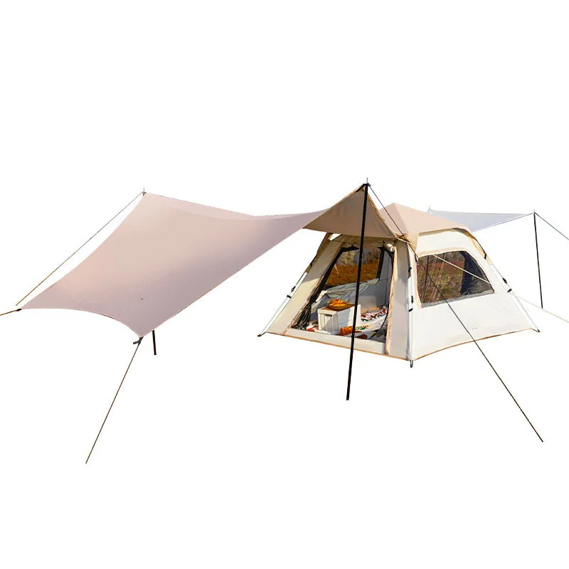 

Portable Thickened Tent Canopy 2-in-1 Outdoor Oxford Cloth Sunscreen Waterproof Picnic Camping Park Tent