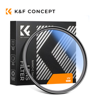 K&F Concept MC UV Protection Filter Ultra Slim Multi Coated HD 37mm 43mm 46mm 49mm 52mm 55mm 58mm 62mm 67mm 72mm 77mm 82mm
