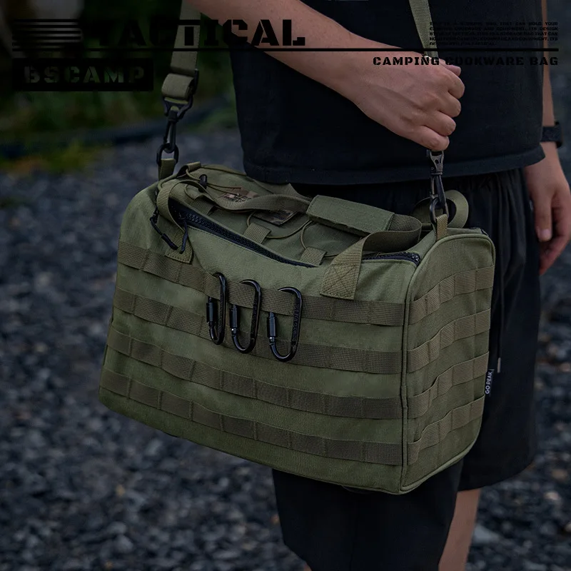 

Outdoor Tactical Storage Bag Camping Bag Outdoor Camp Sling Storage Box Wear-resistant Waterproof Camping Gear