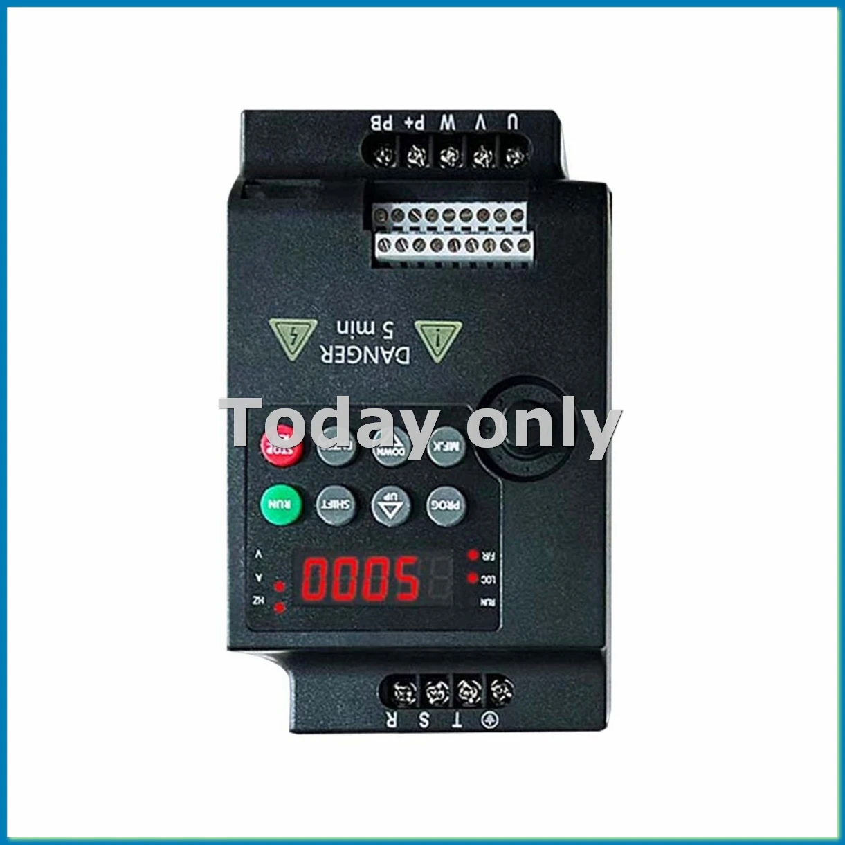 

Mini VFD Inverter 220V Single-Phase Input and 220v Output Frequency Converter for Single-Phase Capacitor Motor 0.4KW-A09I