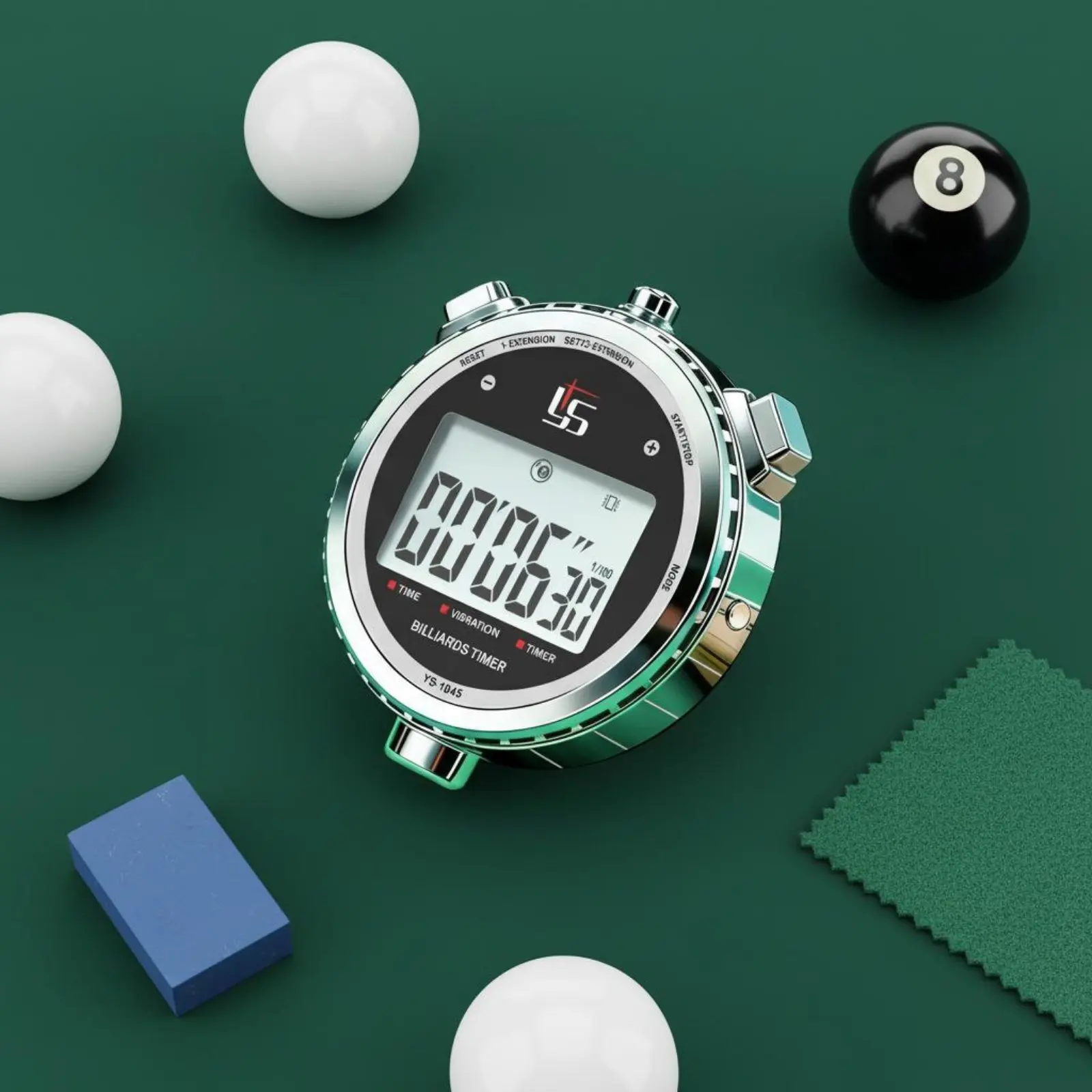 Picture 5: Digital Billiards Timer Rechargeable Referee Timer Sports Timing Device LCD Display Vibration for Referees, Tournaments