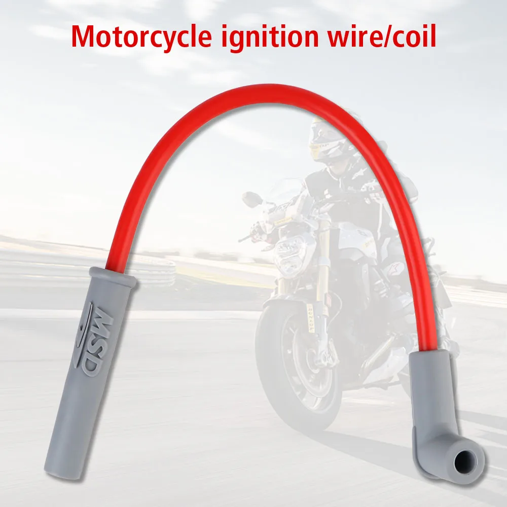 

Booster spark plug cap MSD booster wire high voltage wire off-road vehicle parts accessories Motorcycle ignition wire/coil