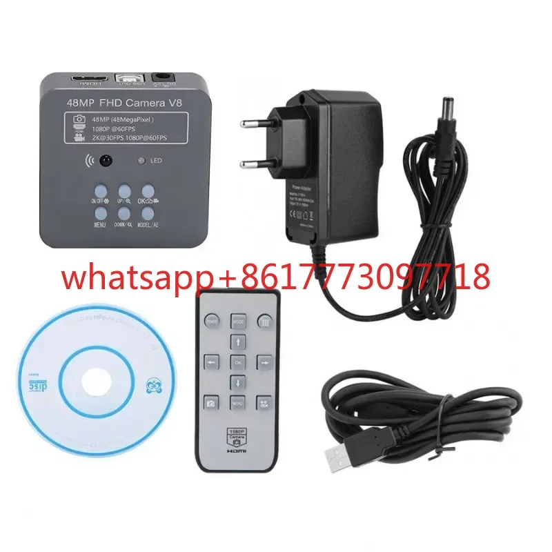 48 million pixel electronic video microscope camera HD-MI electronic eyepiece CCD
