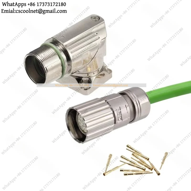 M23 Connector 12 19 Holes 17 Core 6 8 Pin Clockwise Servo Motor Encoder Aviation Plug Holder Universal Accessory