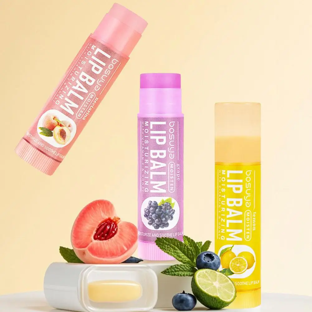 مجموعة بلسم الشفاه بنكهة الفاكهة المتنوعة مكونة من 6 قطع - يرطب ويرطب عميق لمنع الشفاه المتشققة في الشتاء للعناية بالشفاه #5