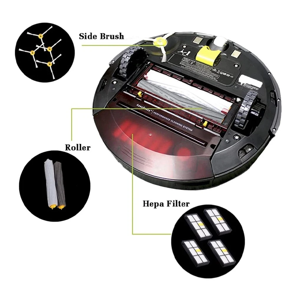 สำหรับ iRobot Roomba 800ชุด850 860 861 866 870 880 890ชุด900 960 980 981 985ชุดเปลี่ยนเครื่องดูดฝุ่น