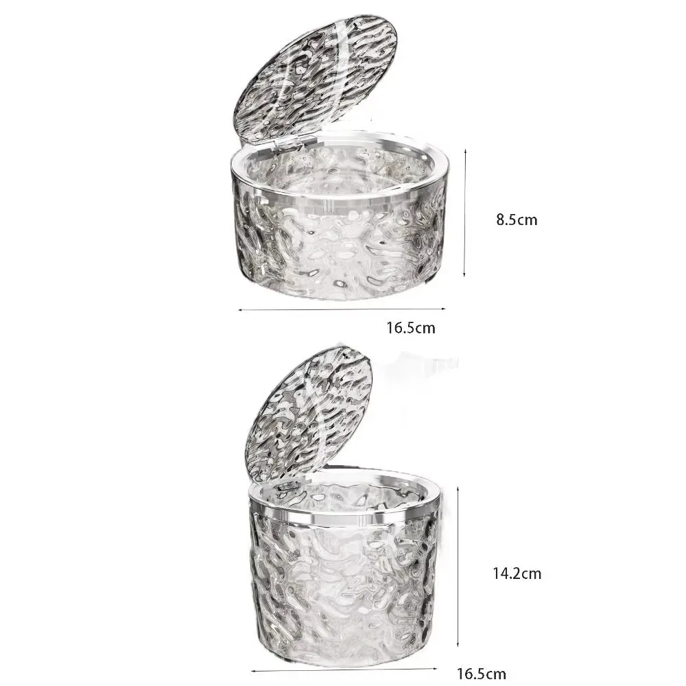 Laundry Hair Accessories Organizer Acrylic Hair Tie Storage Box Washing Capsules Dryer Sheets Container Clip Cotton Organizer