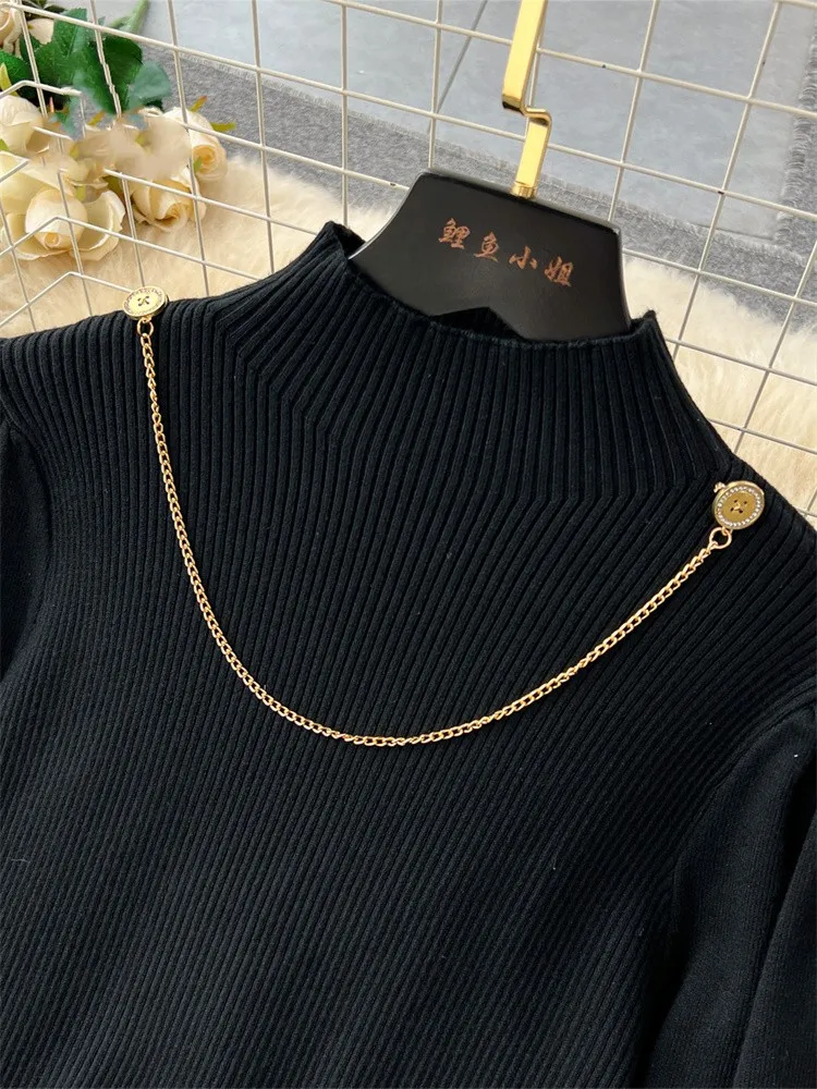 السيدات الرجعية سترة الدعاوى موضة فانوس كم البلوفرات فضفاضة ألف خط التنانير الطويلة طباعة محبوك قطعتين مجموعات تأليف #5