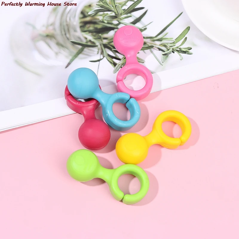 5pcs/Set Portable Umbrella Holder Easy-to-Use Clip On Desk Table Rest Walking Stick Cane Rack Color Random