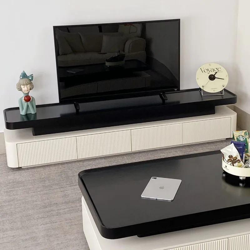 

coffee table TV cabinet coffee table living room home design cream wind light luxury new coffee table TV cabinet group