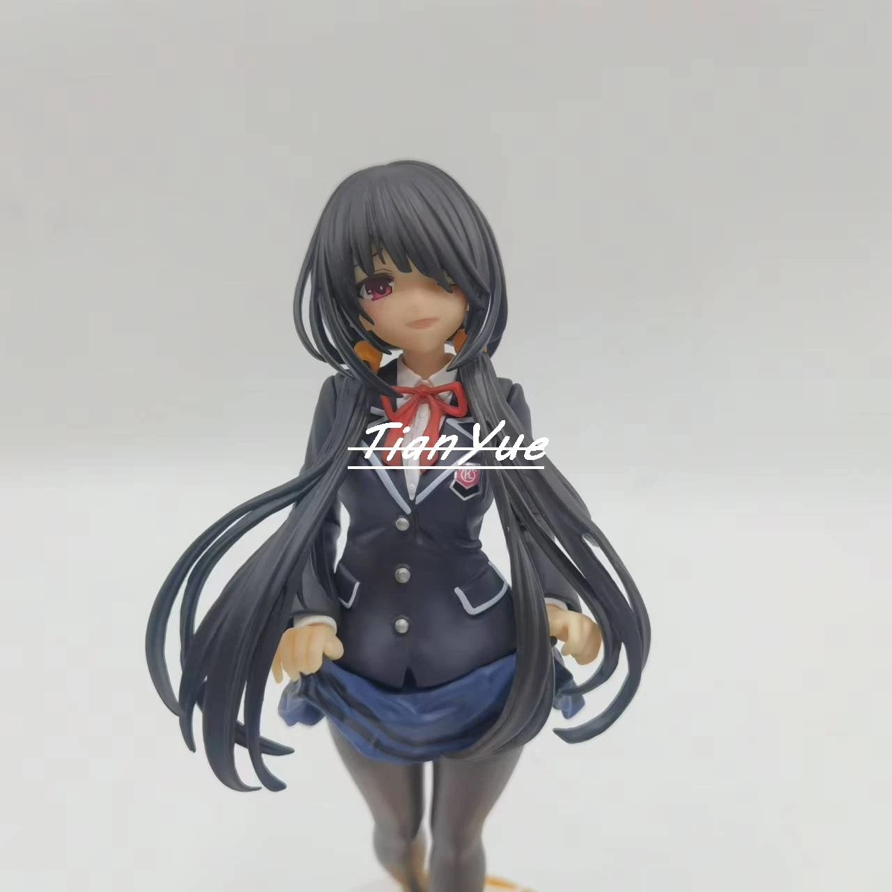 Anime DATE A LIVE Tokisaki Kurumi Uniform version cute girl Beautiful Girls Model Toys Gift 22cm