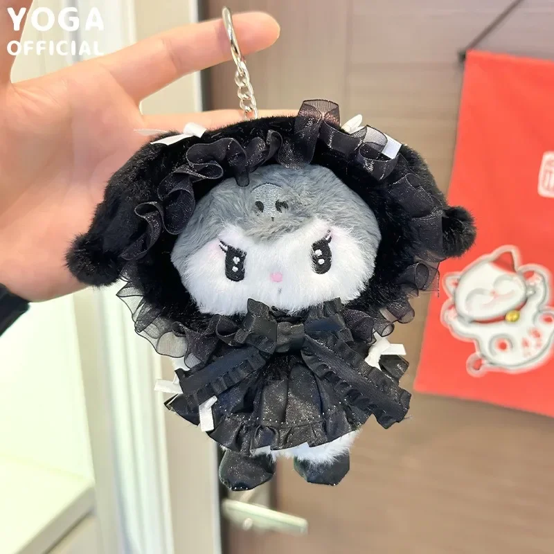 Sanrioed Anime Lolita My Melody Kuromi Plush Toy Bag Decoration Pendant Kawaii Stuffed Plushie Doll Keychain Children\'s Gifts