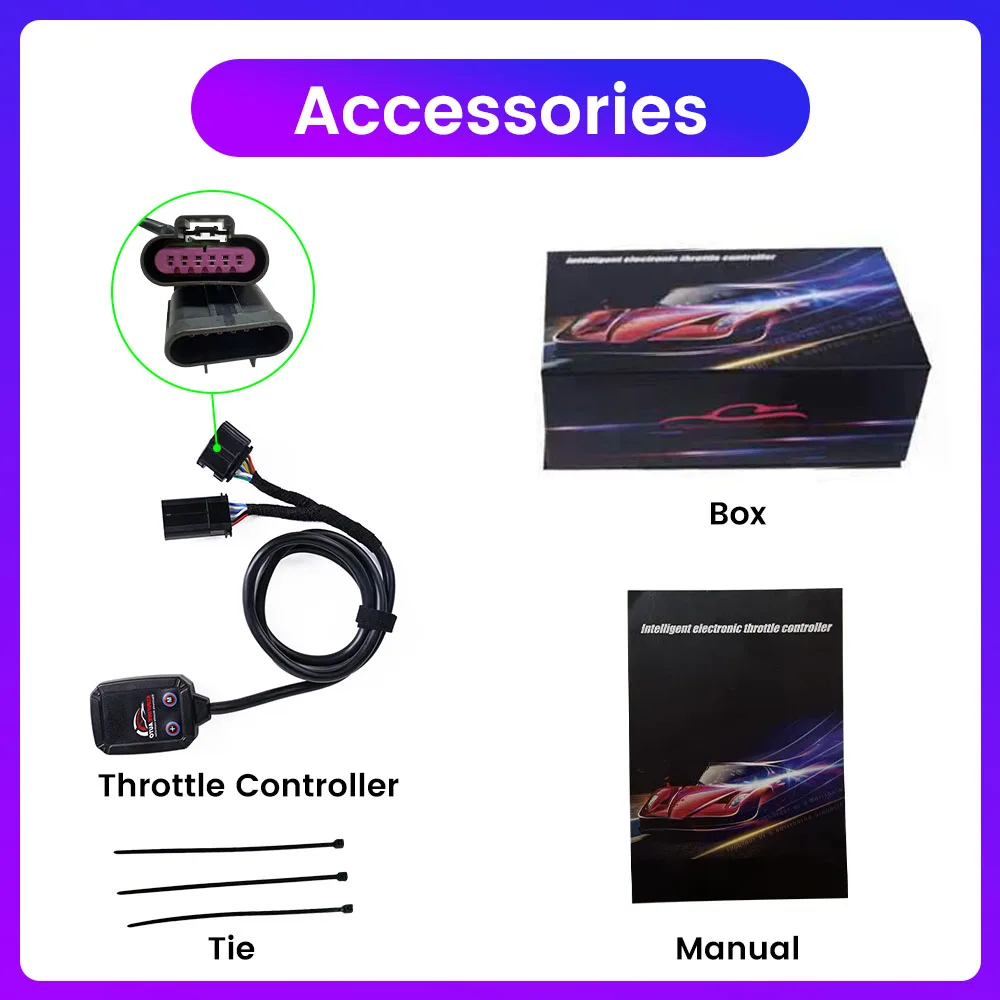 APP Bluetooth Car Electronic Throttle Controller Pedal Box Racing Accelerator Potent Booster For Opel Tuning Parts Accessory