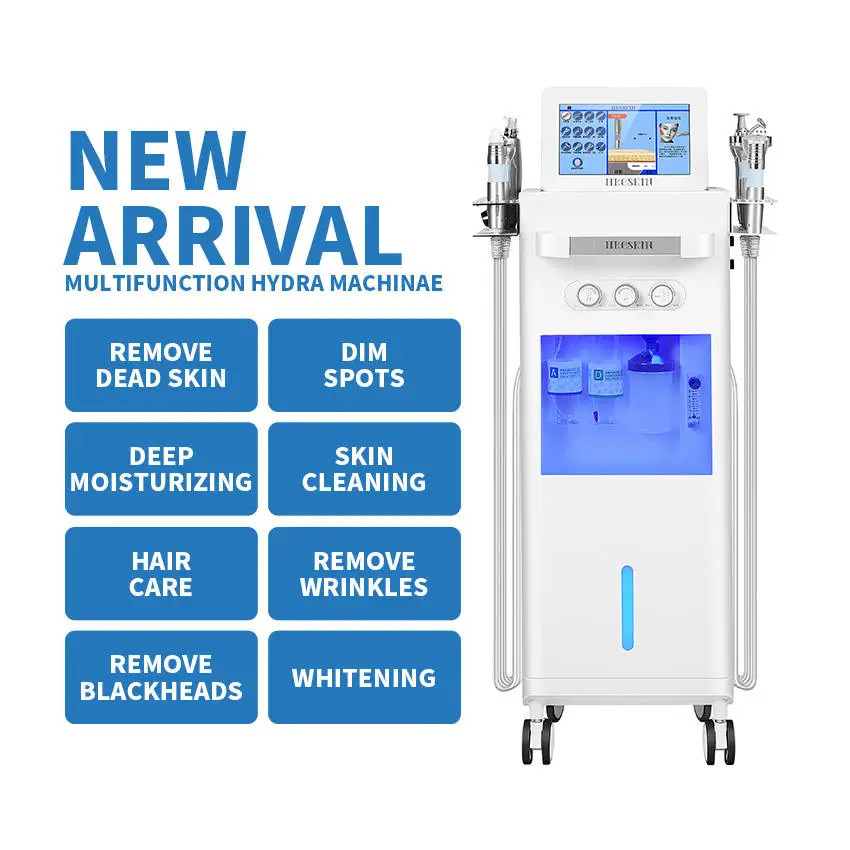 

14 In 1 Hydro Facial Machine With Oxygen Mask Therapy Dermabrasion Cleaning Plasma Skin Rejuvenation Whitening Beauty Device