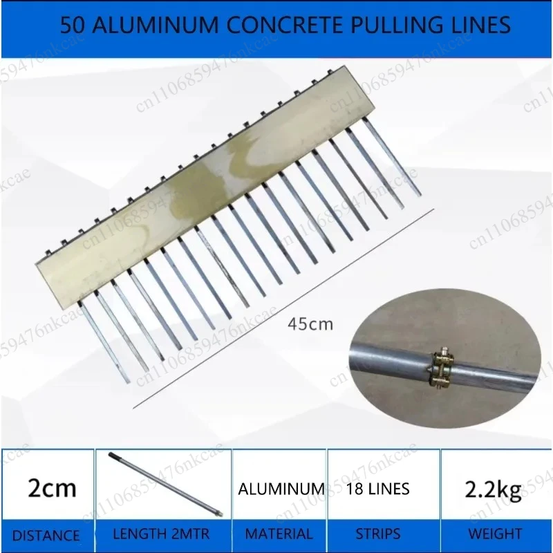 2-6m Handle Concrete Finishing Tools for Surface Rough Lines Stamping