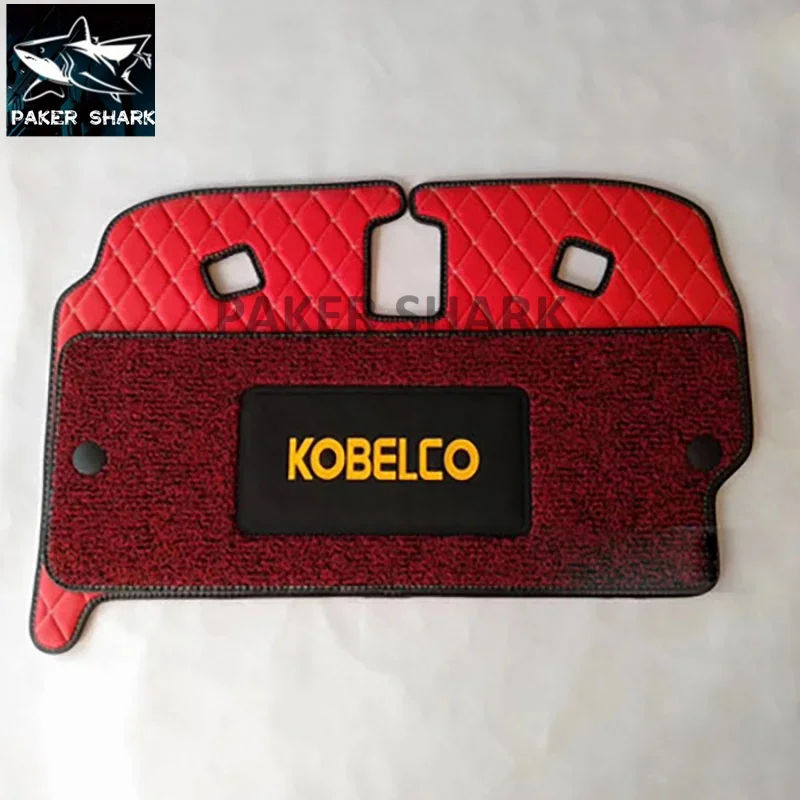 For Kobelco Cabin Floor Mat SK60SR SK75SR SK135SR SK200SR Excavator Cab Foot Mat