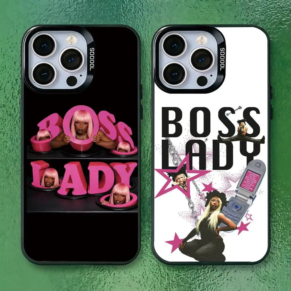 Artist of Boss Lady T-Theodora Phone Case For iPhone 17,16,15,14,13,12,11 Plus,Pro Max,XS,Colored Silver Plated Inside Cover