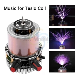 Lightning artificiale Mini Plasma Music Tesla Coil Arc Generator strumento didattico illuminazione Wireless Bluetooth collegabile