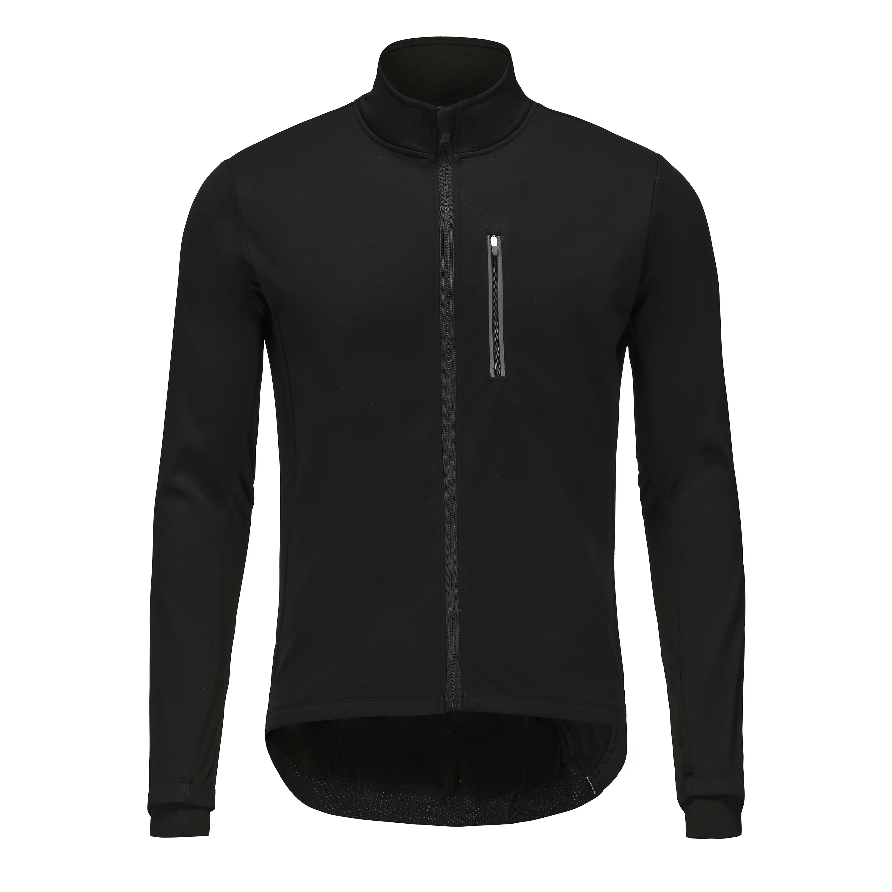 Veste de Cyclisme en Peluche pour Homme, Vêtement Chaud, Doux, Brossé, Respirant, Hiver