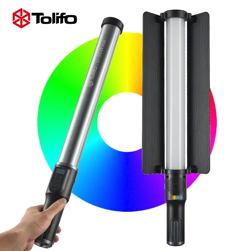 

TOLIFO ST-30 60RGB 30 60W LED Stick 4400mAh Handheld Video Light for Content Creator Vlogger Video Film Photography Production