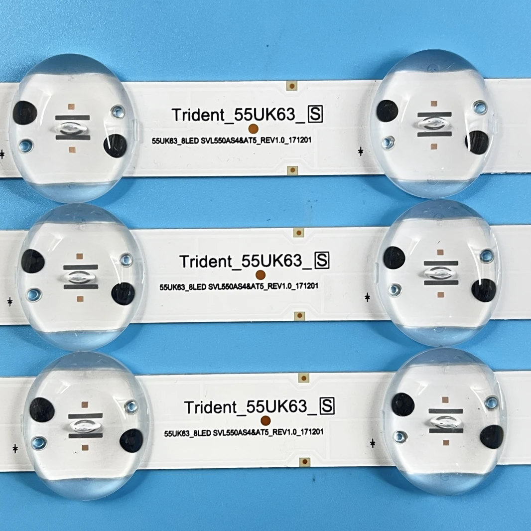 شريط LED لـ 55UK6090PUA 55UN7000PUB 55UK6200 SSC_55UK63_8LED_SVL550AS48AT5_REV1.0 LGIT.Trident.55UK63 HV550QUB-N4D21 EAV 6392301