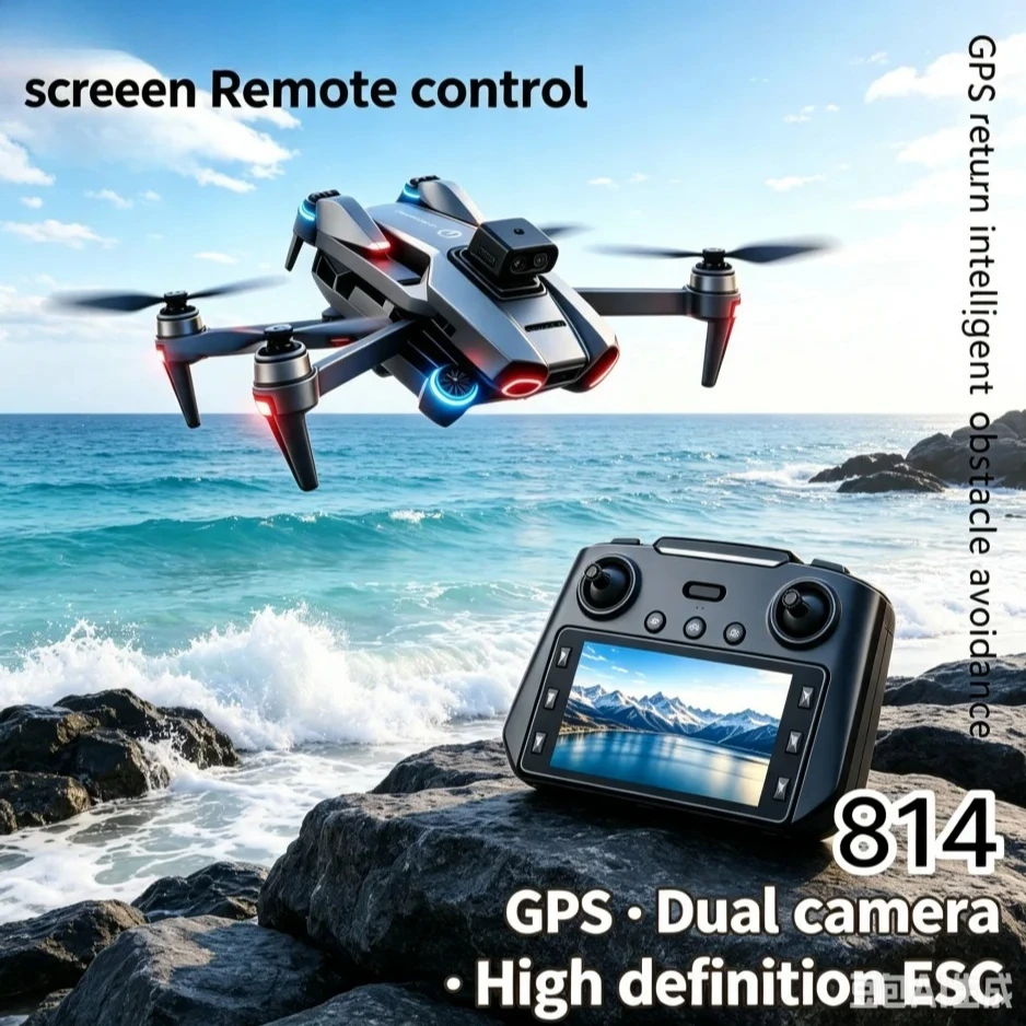 Drone Smart Rc Foldable - Оригинальный 814 Смарт FPV Дрон с