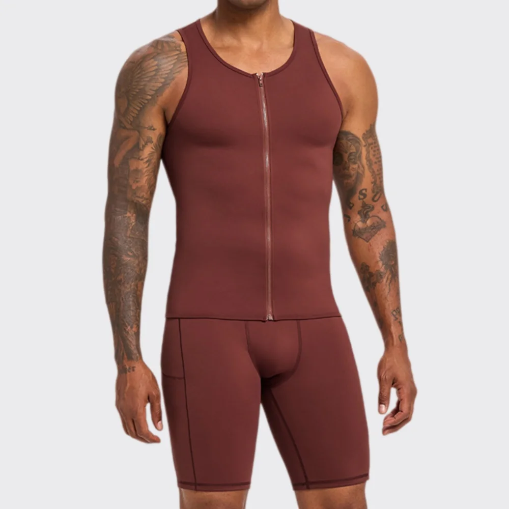 

Summer Men's Quick Drying Running Gym Sets Sportswear Men Tracksuits Tights Fitness Set Breathable Sports Vest Suits Gym Clothes