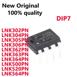 10/PCS New LNK302PN LNK304PN LNK305PN LNK306PN LNK362PN LNK363PN LNK364PN LNK500PN LNK520PN LNK564PN DIP7 Power management chip