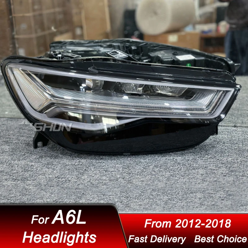 

Car Led Headlights For Audi A6 A6L C7 12-18 Upgrade new style full LED headlamp Assembly Projector Lens Accessories Kit