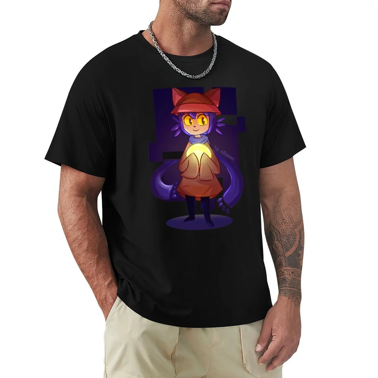 Niko! - OneShot T-Shirt Large Size Short Sleeve T-Shirt