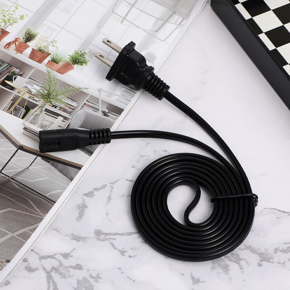 

4pcs Power Cable Extension Cord Indoor Replacement for Computer Home Appliances 2 Prong Power Cord 120V 15A Long Length Easy