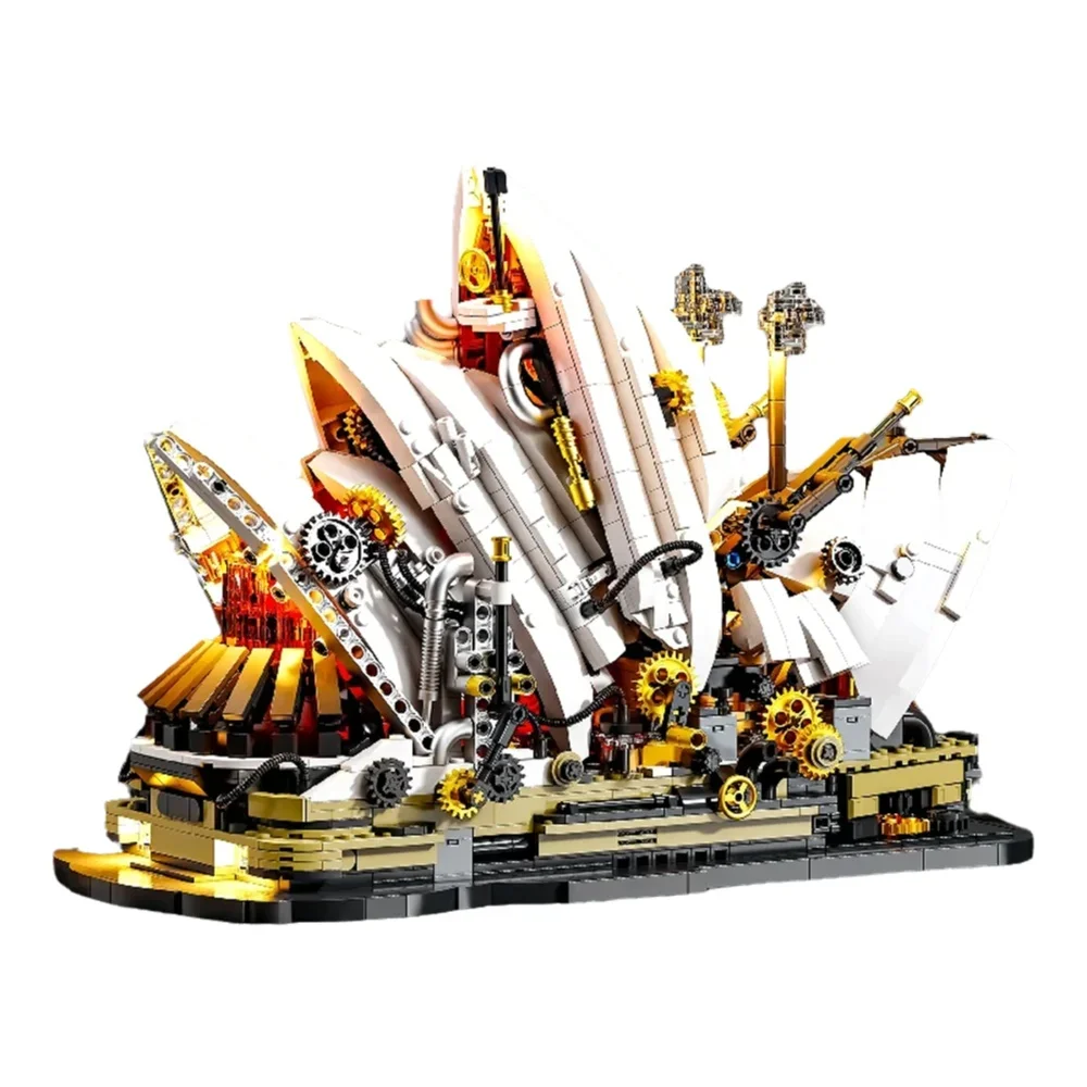 

1940 шт. строительных блоков, модель оперного театра в Сиднее JQ1125, конструктор для самостоятельной сборки, развивающие игрушки для детей и взрослых, подарки