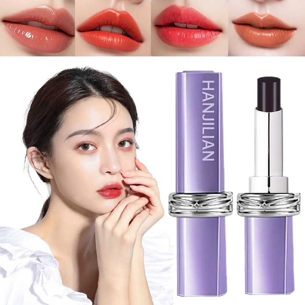 أحمر شفاه متغير اللون ليس من السهل أن يجعل شفاه كلاسيكية كاملة وساحرة ومرطب عميق ومغذي