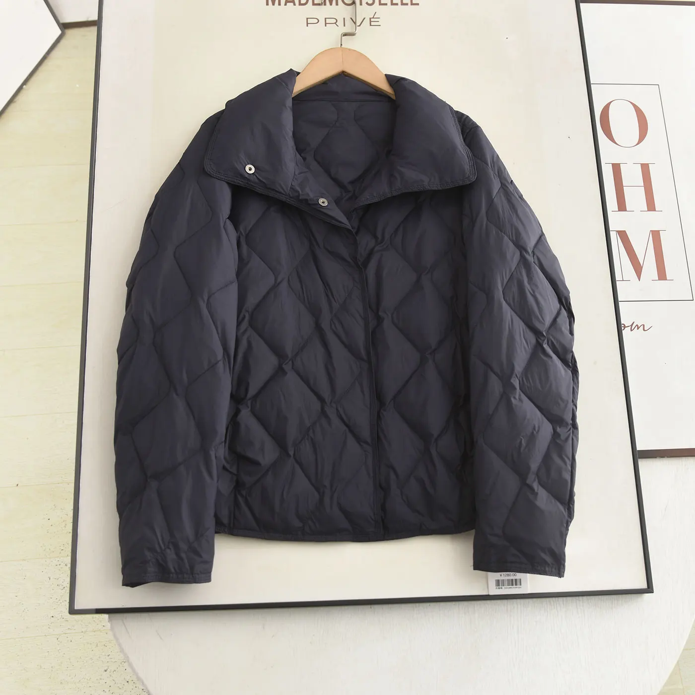 

Легкая свободная повседневная куртка с узором Duling, на пуху, McSystem, осень-зима, новая модель, с воротником-стойкой, на молнии, с длинными рукавами