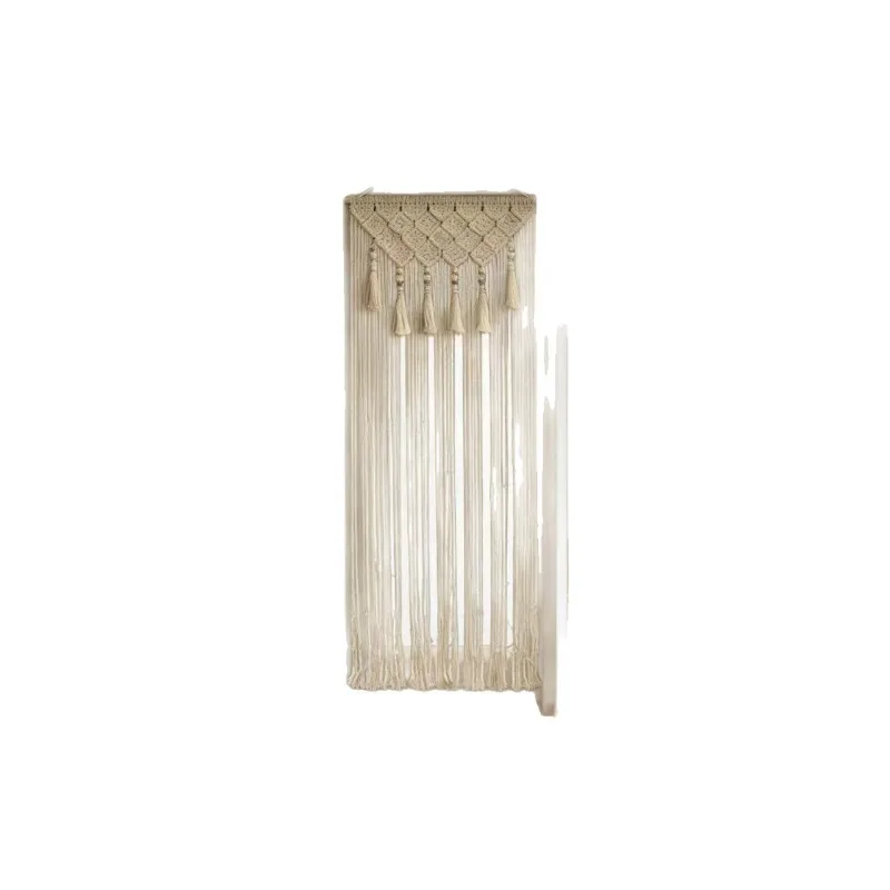 Handmade cotton rope woven door curtain, fringed partition curtain, bedroom balcony decorative curtain