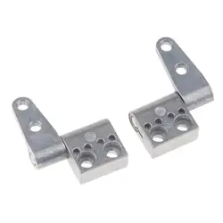 2x Marine Boat Doors Torque Force Positioning Hinge Cabinet Gate Friction Hinges with 4 Holes - Silver