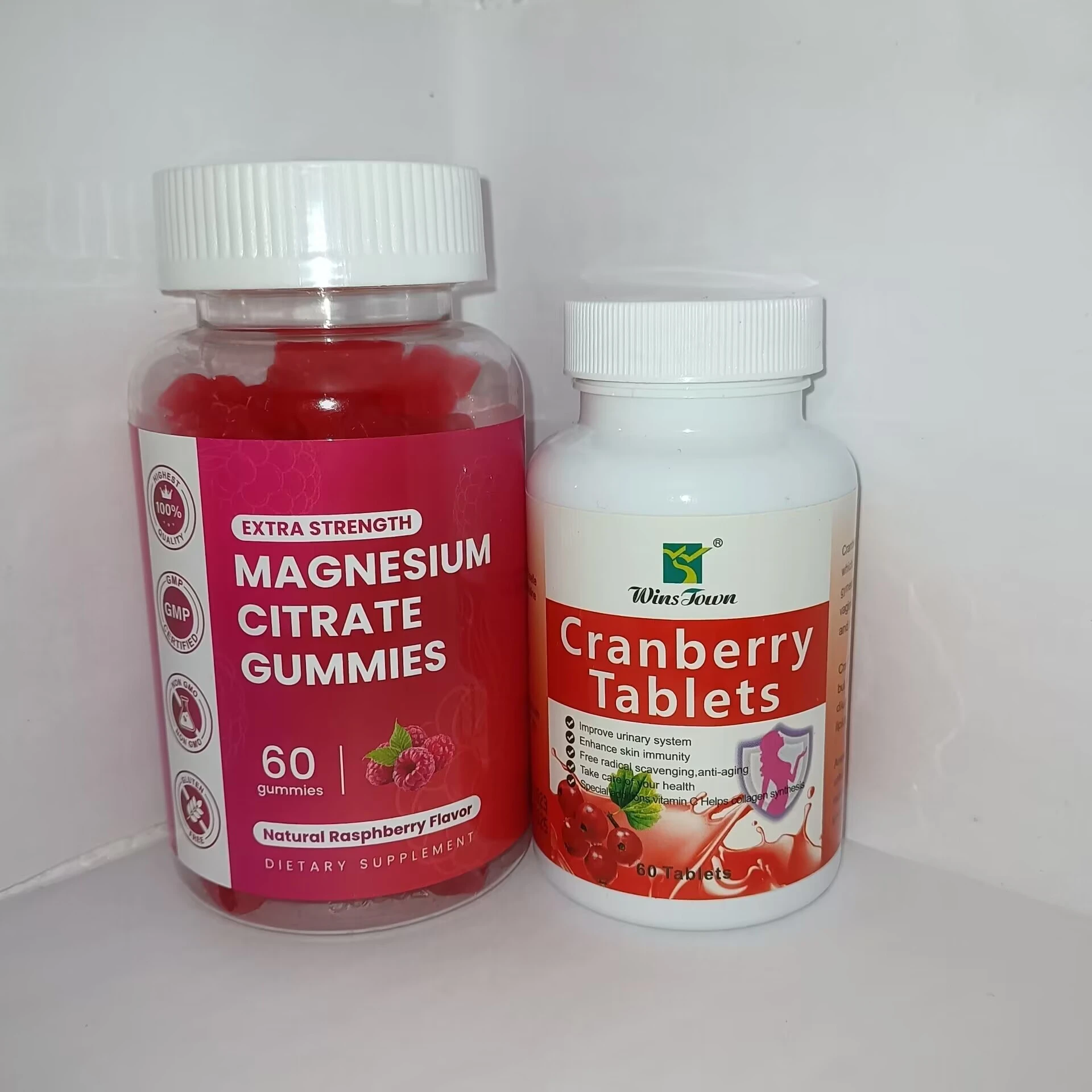 

Glycine Magnesium Jelly+cranberry Slices Skin Immunity Improve Urinary System Aid in Carbohydrate Metabolism in The Body