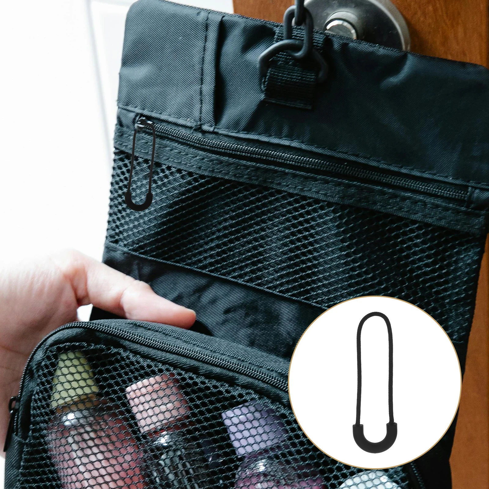 

1Set Zipper Clips Semicircle Replacement Fix for Clothes Bags Jackets Instant Reusable Repair Kit Zipper Head Supply