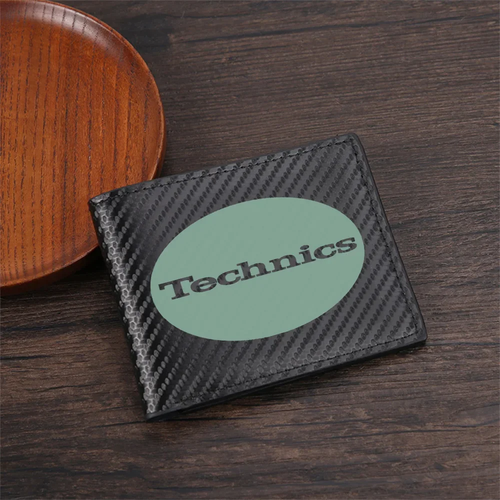 Technics logo design circle Men's Wallets Simple Business Modern Stylish Printing Design Gifts For Father Boyfriend Christmas Lo