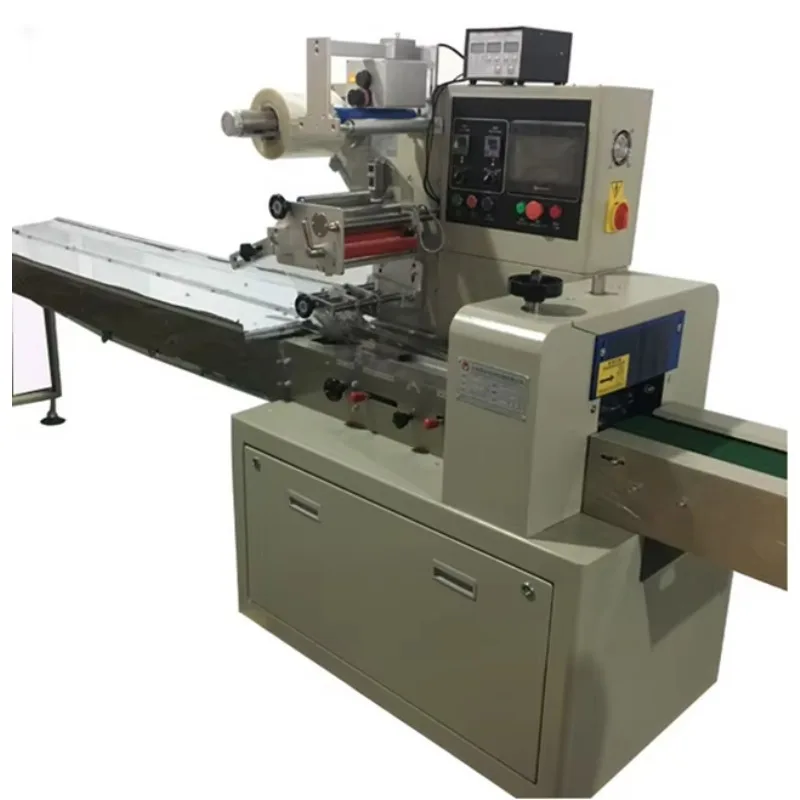 New Automatic Horizontal Automatic Flow Packing Machine for Candy/Flow Automatic Individual Face Mask Packing Machine