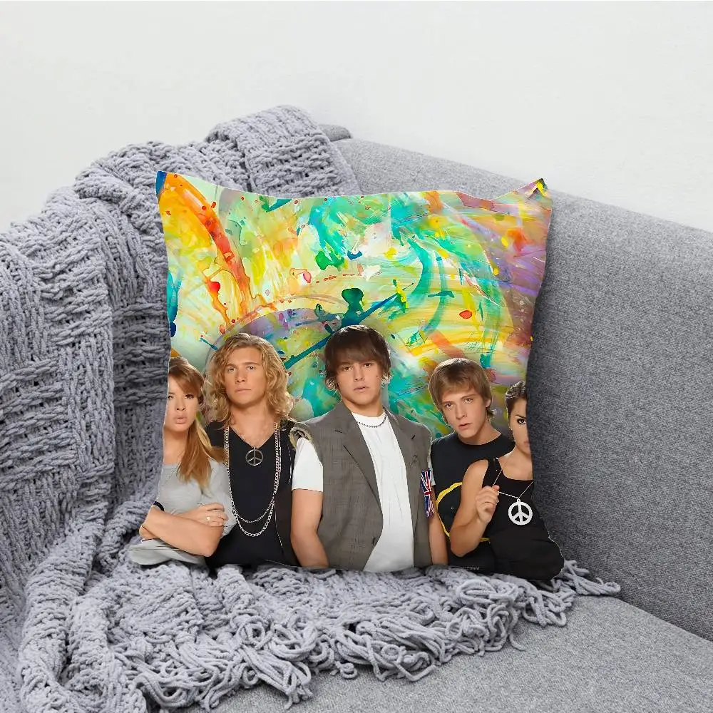 C-Casi A-Angeles Pillow Case For Sofa Decor Car Office Room Printing Cushion Cover Decorations and Protector