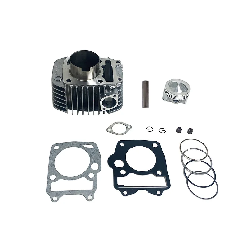 Motocicleta Motor Cilindro Kit, Conjunto de Ferramentas Anel Pistão, Peças Modificadas, 57mm Bore, 110CC, WAVE110I, KWB110AFS110, KWB-600