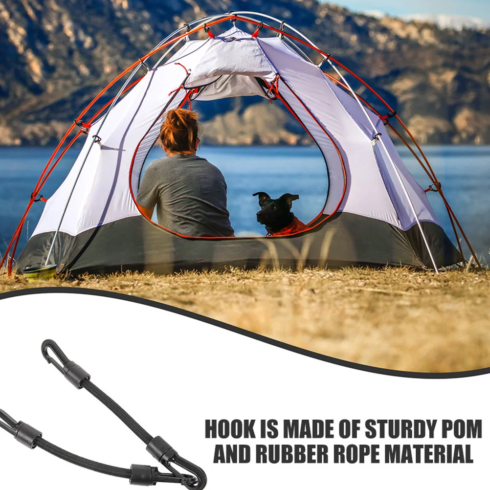 

4Pcs Multi Function Hook Strap Set Stretchable Secure Tie Down for Kayak Canoe Roof Rack Trailer Camping Outdoor Daily Use