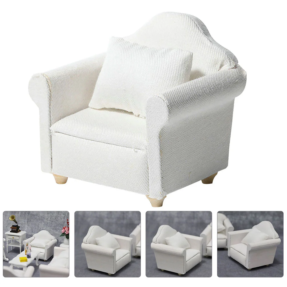 House Accessories for Home Simulation Sofa Mini Ornament Decorations Miniature Child Model