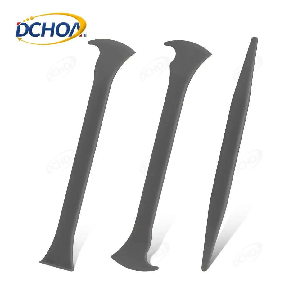 DCHOA Car Film Window Tint Squeegee Set PPF Vinyl Wrapping Tools Corner Scraper Curve Slot Tucking Auto Accessories