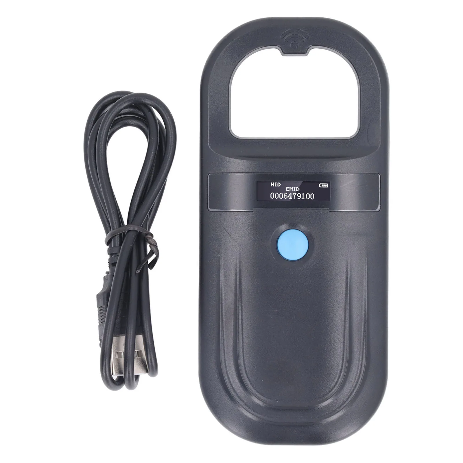 Animal ID Reader 134.2KHz ISO11784 85 FDX B EMID Handheld Pet Tag Chip Scanner USB Charging Built in Buzzer