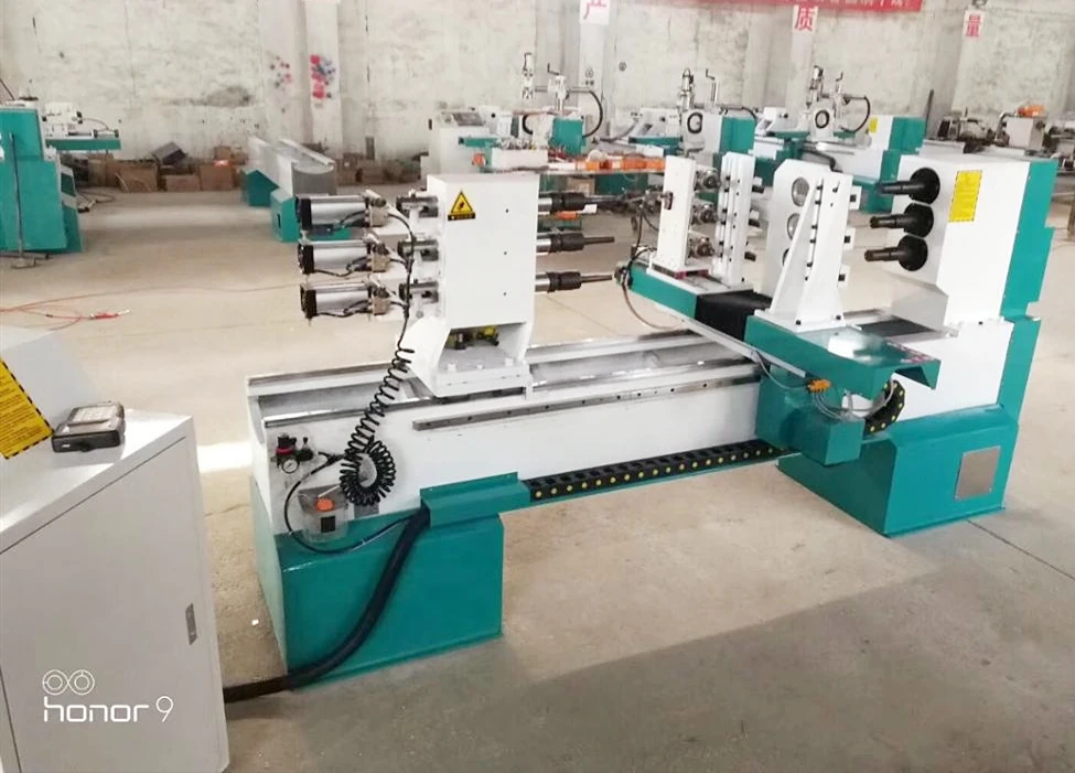 CAMEL CNC Three Axis Six Tools Cnc Wood Lathe For Woodworking Machinery Wood Lathe Machine Turning Automatic For Sale